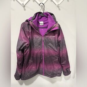 Womens Columbia sportswear interchange coat size large